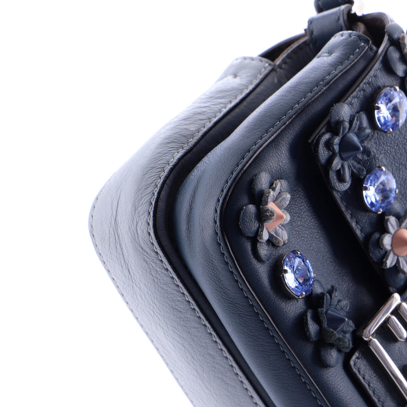 Flowerland Double Baguette Crossbody Bag