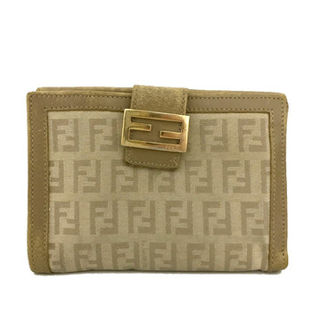Fendi Zucchino Canvas Bifold Wallet