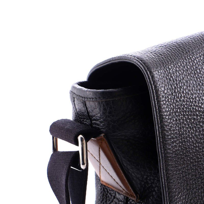 Signature Web Messenger Bag Leather