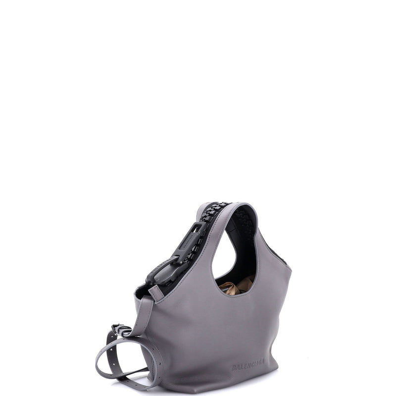 Megazip Tote Leather Small