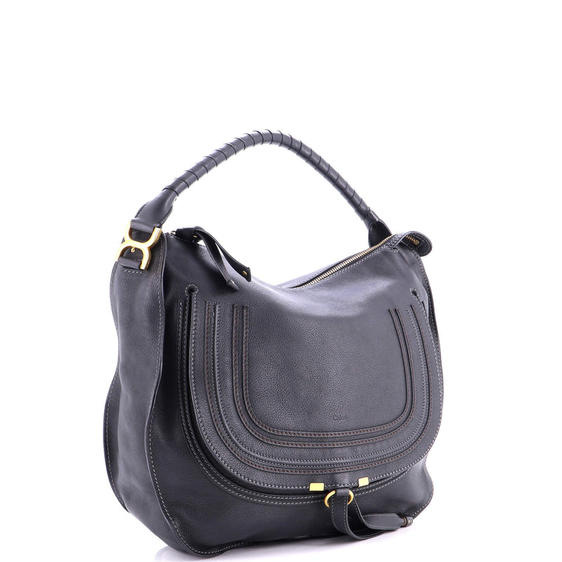 Marcie Hobo Leather Large