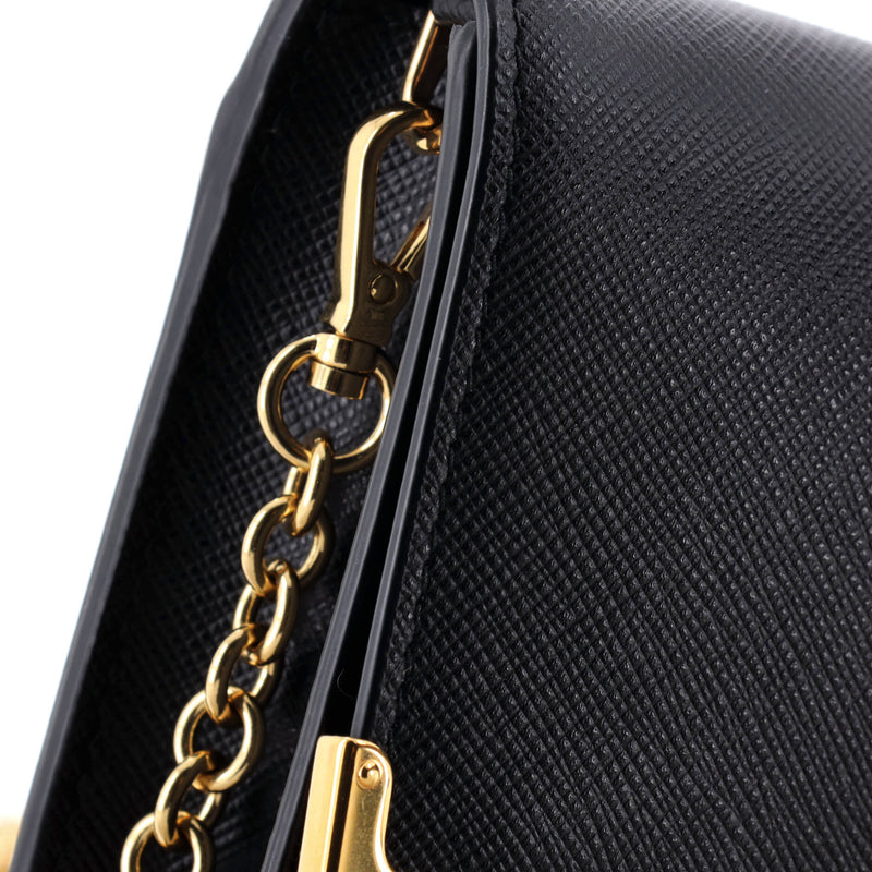 Cahier Crossbody Bag Saffiano Leather