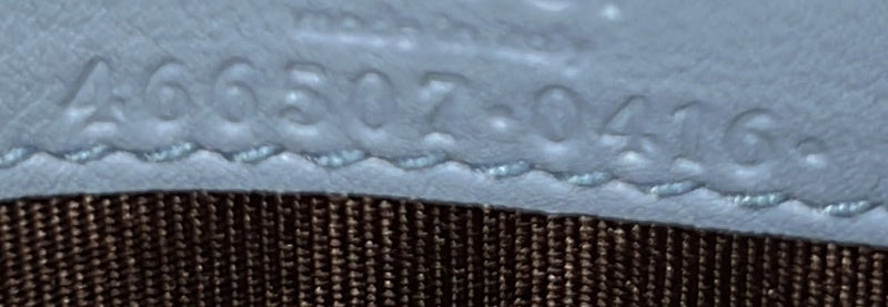 Wallet On Strap Microguccissima Leather