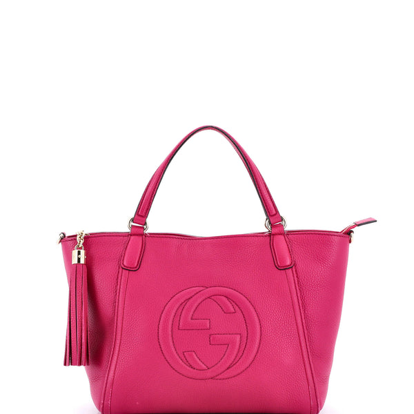 Soho Convertible Top Handle Bag Leather