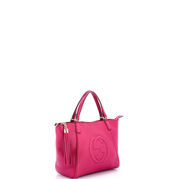 Soho Convertible Top Handle Bag Leather