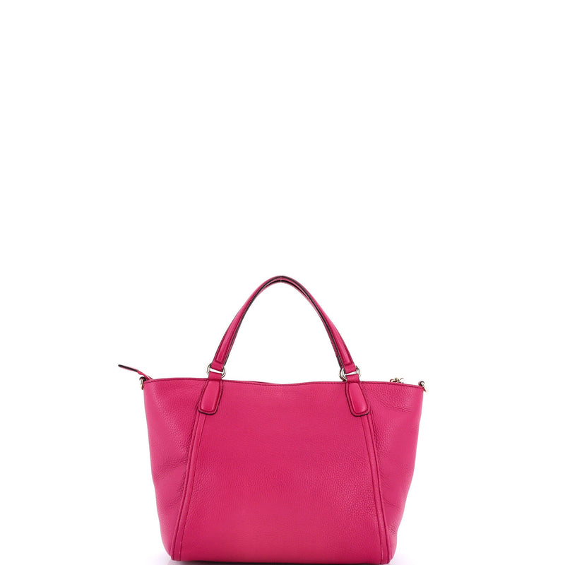 Soho Convertible Top Handle Bag Leather