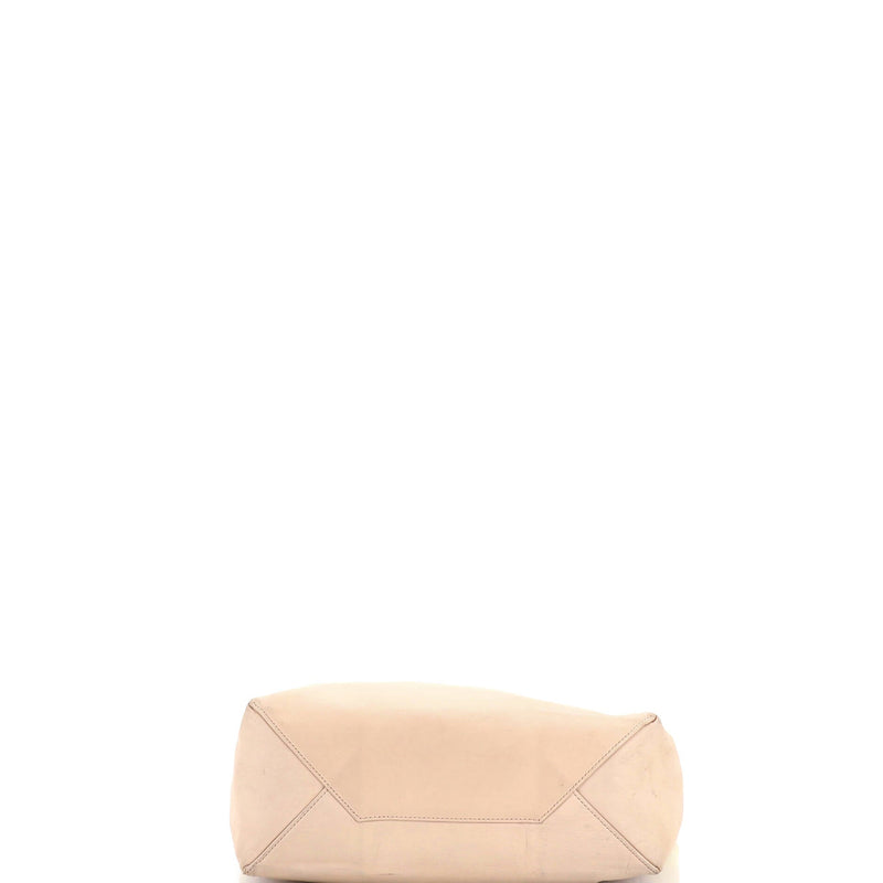 Vertical Bi-Cabas Tote Leather Large