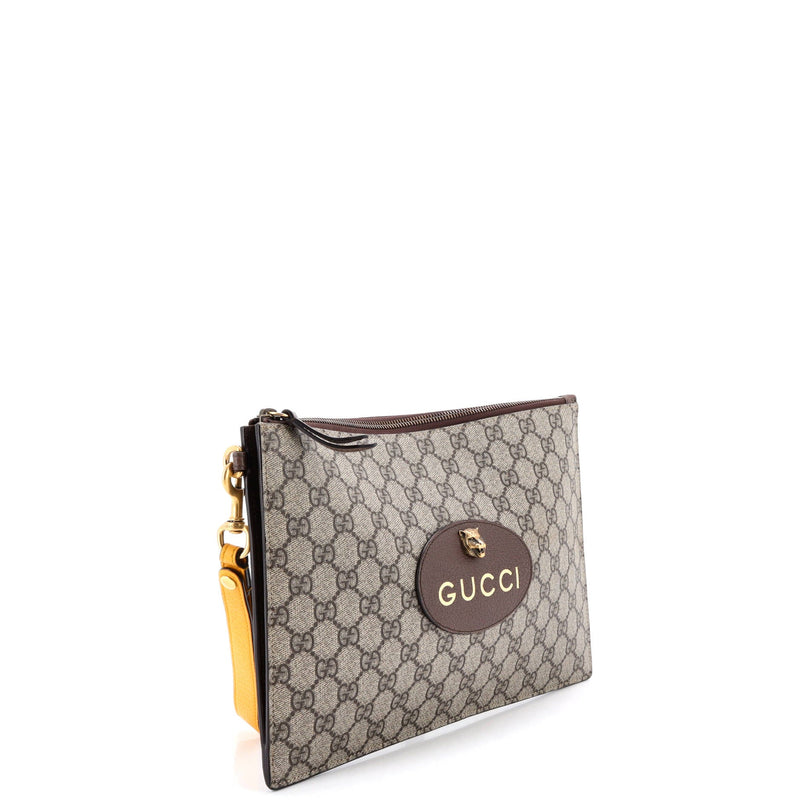 Neo Vintage Wristlet Pouch Gg Coated