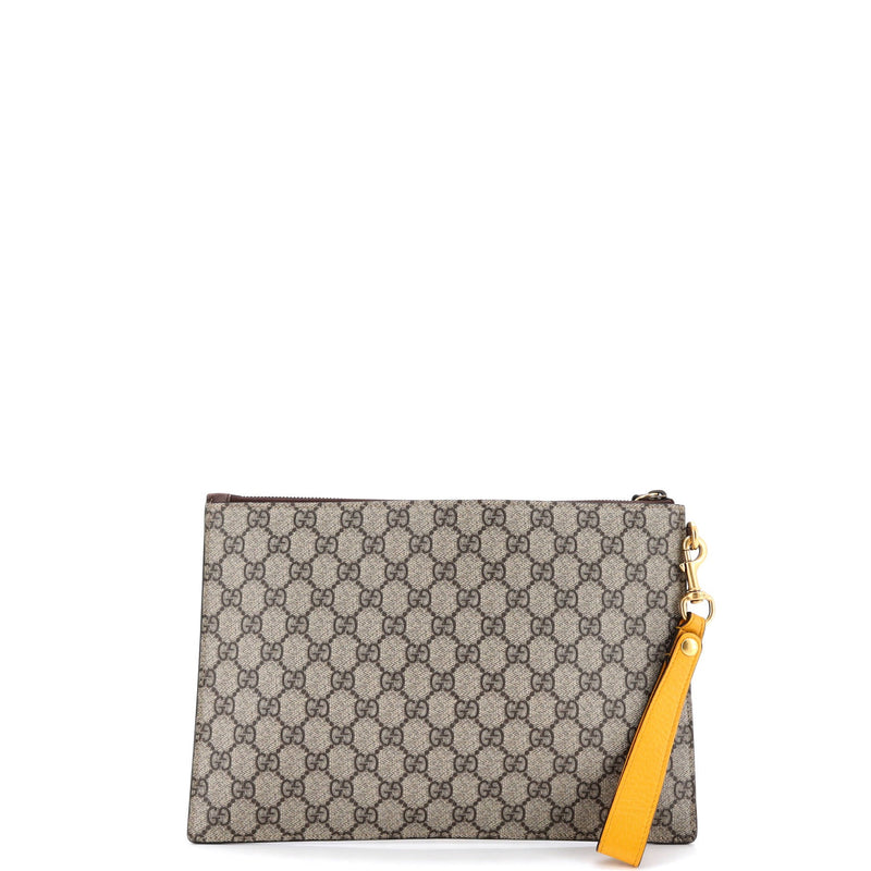Neo Vintage Wristlet Pouch Gg Coated