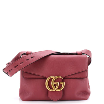 Gg Marmont Shoulder Bag Leather Small