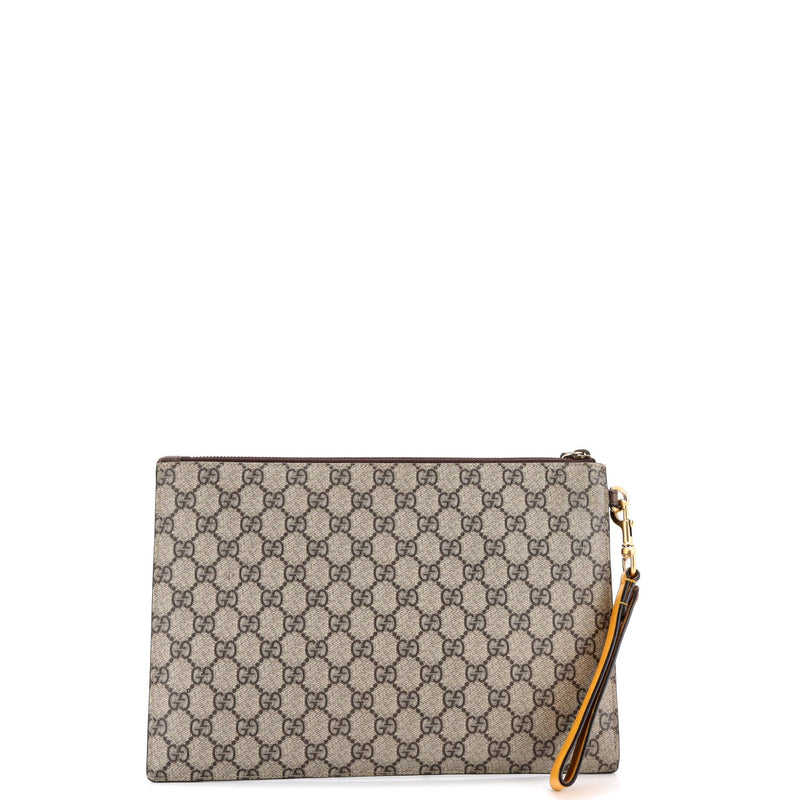 Neo Vintage Wristlet Pouch Gg Coated