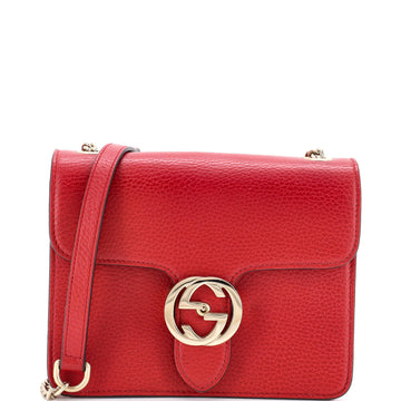 Interlocking Shoulder Bag Leather Small