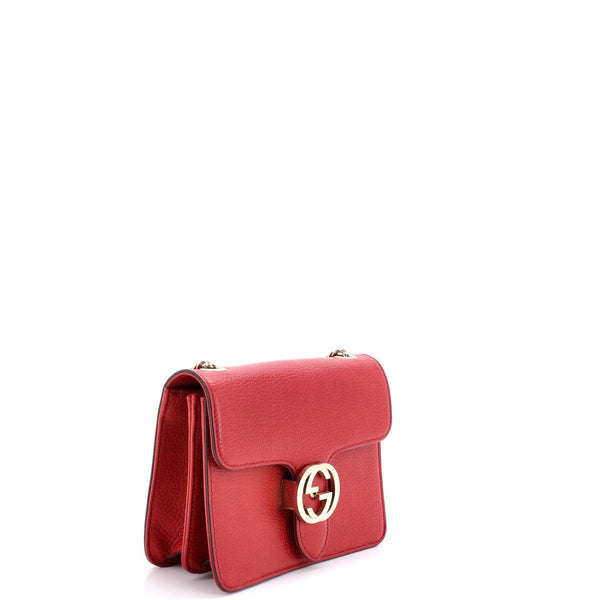 Interlocking Shoulder Bag Leather Small