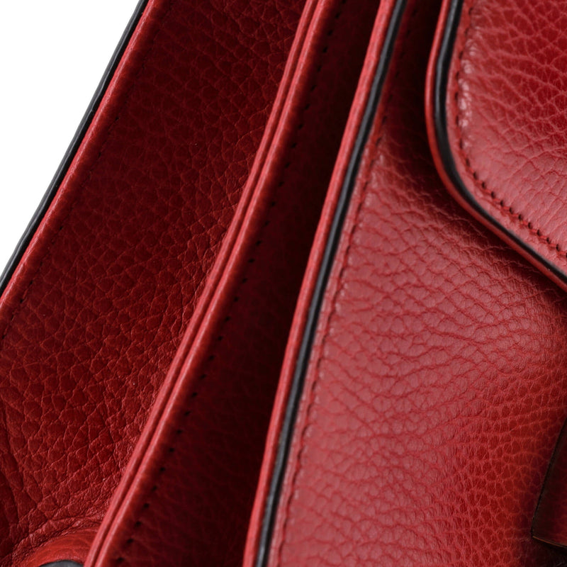 Interlocking Shoulder Bag Leather Small
