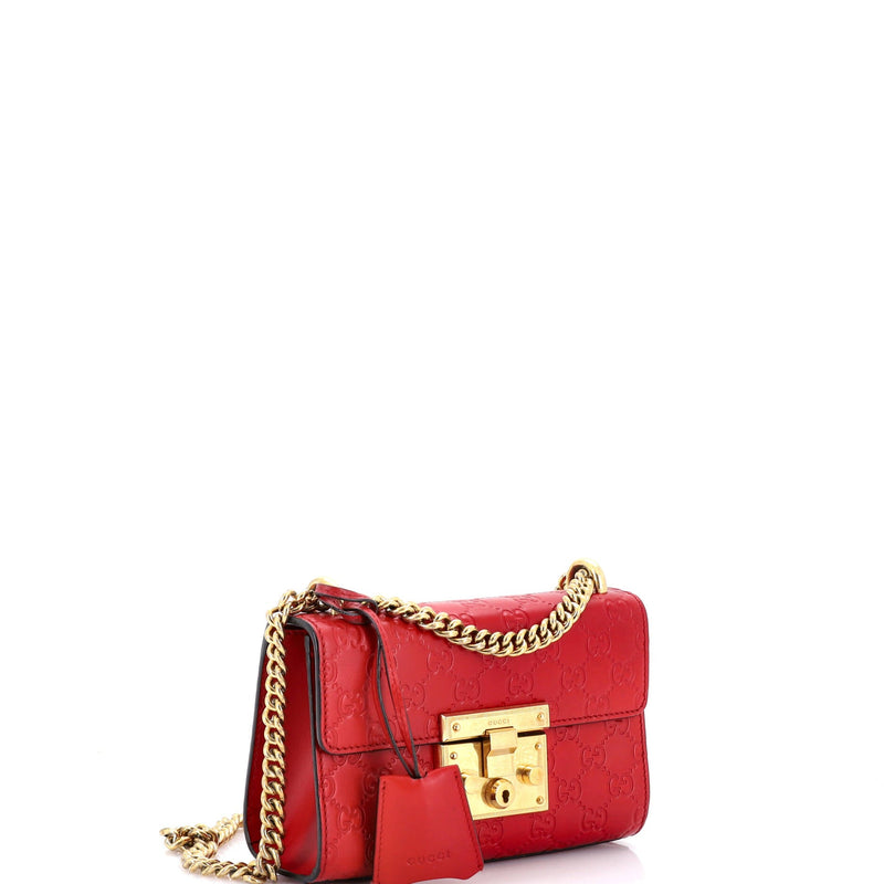 Padlock Shoulder Bag Guccissima Leather