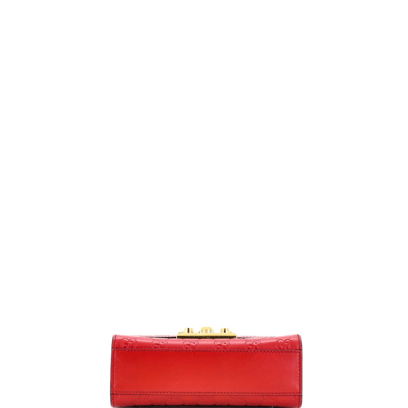 Padlock Shoulder Bag Guccissima Leather