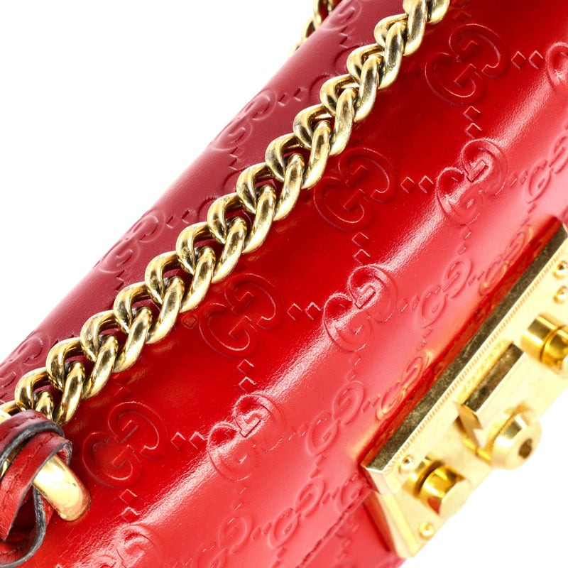 Padlock Shoulder Bag Guccissima Leather
