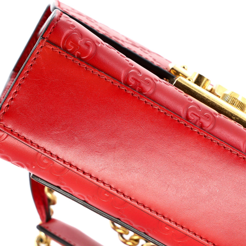 Padlock Shoulder Bag Guccissima Leather
