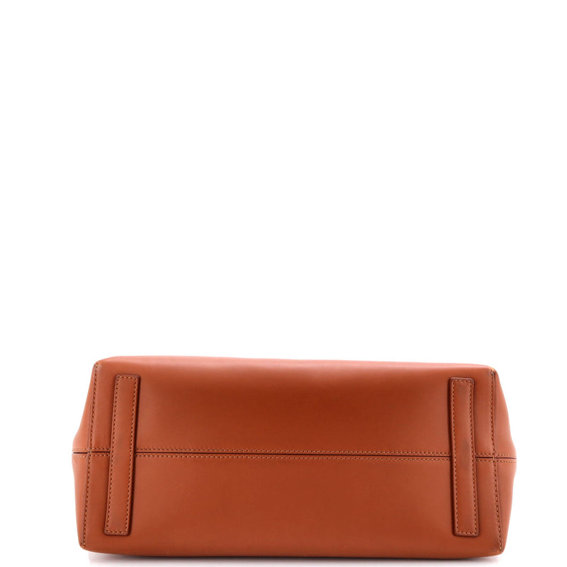 Society Top Handle Bag Studded Leather