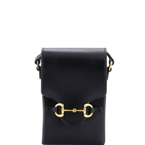 Horsebit Crossbody Bag Leather Mini