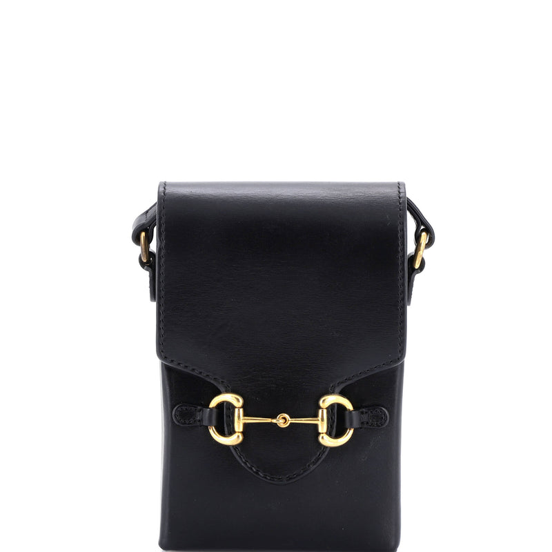 Horsebit Crossbody Bag Leather Mini