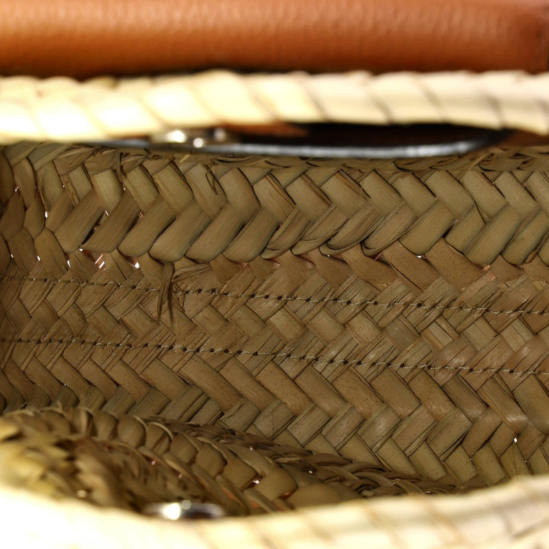 Marcie Basket Crossbody Bag Raffia And