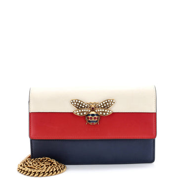 Queen Margaret Chain Wallet Leather Mini