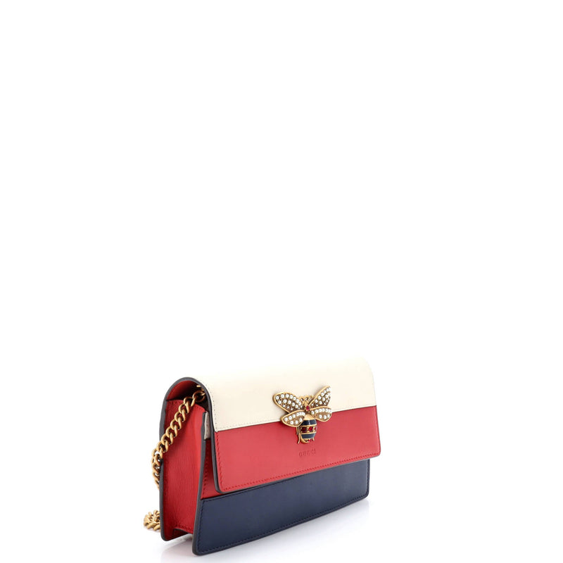 Queen Margaret Chain Wallet Leather Mini