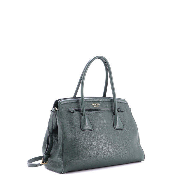 Cuir Frame Convertible Tote Vitello
