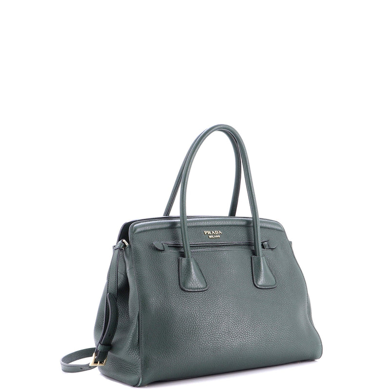 Cuir Frame Convertible Tote Vitello