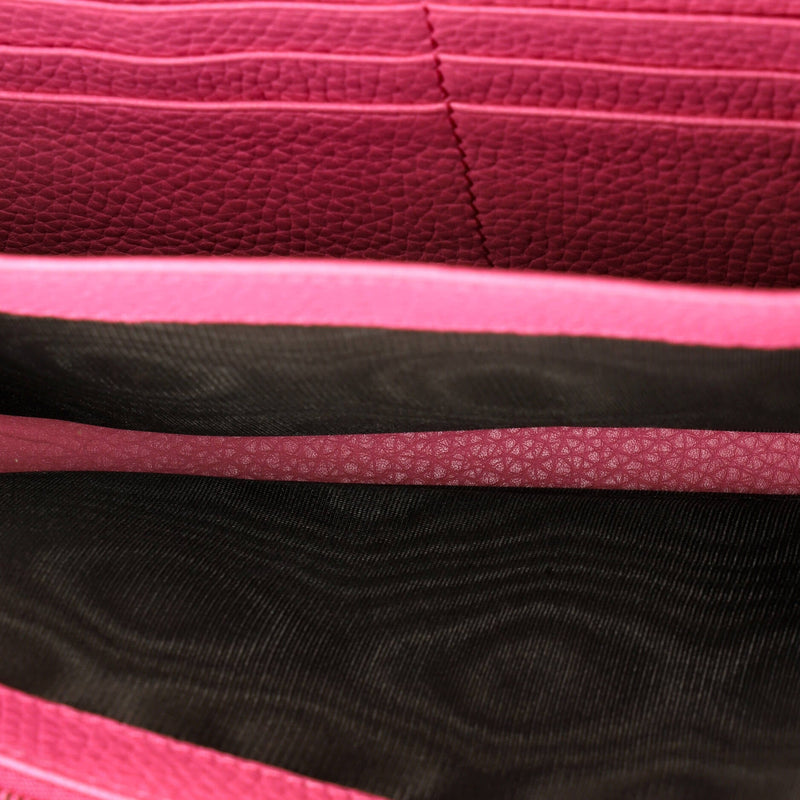 Gg Marmont Chain Wallet Leather Mini