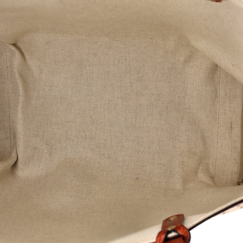 Craft Tote Gg Canvas With Leather Medium