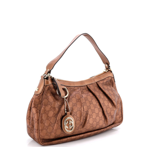 Sukey Hobo Guccissima Leather Medium