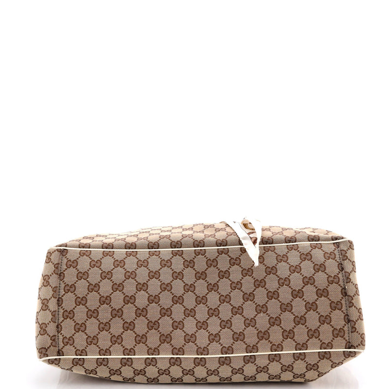 Positano Tote Gg Canvas Large