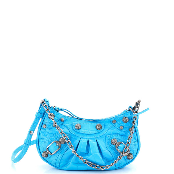 Le Cagole Giant Studs Chain Shoulder Bag