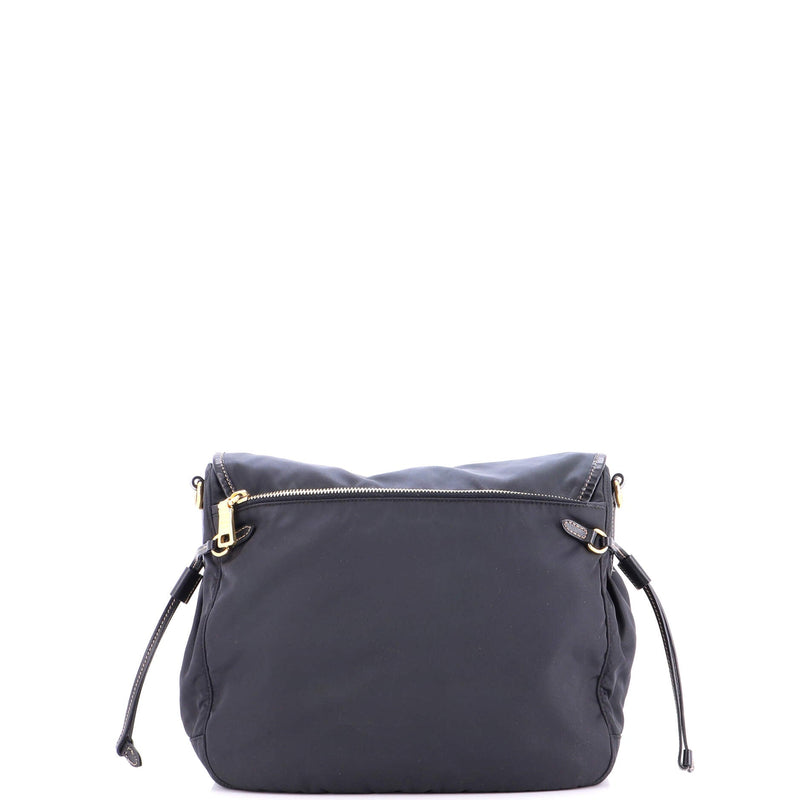 Double Buckle Flap Camera Bag Tessuto