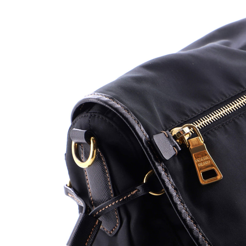 Double Buckle Flap Camera Bag Tessuto