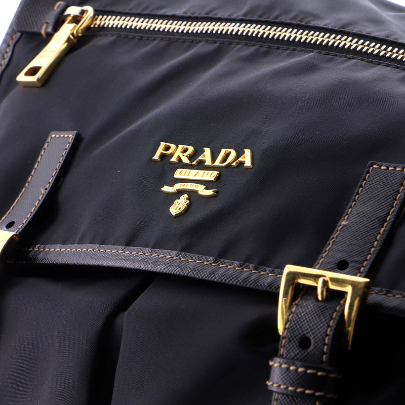 Double Buckle Flap Camera Bag Tessuto