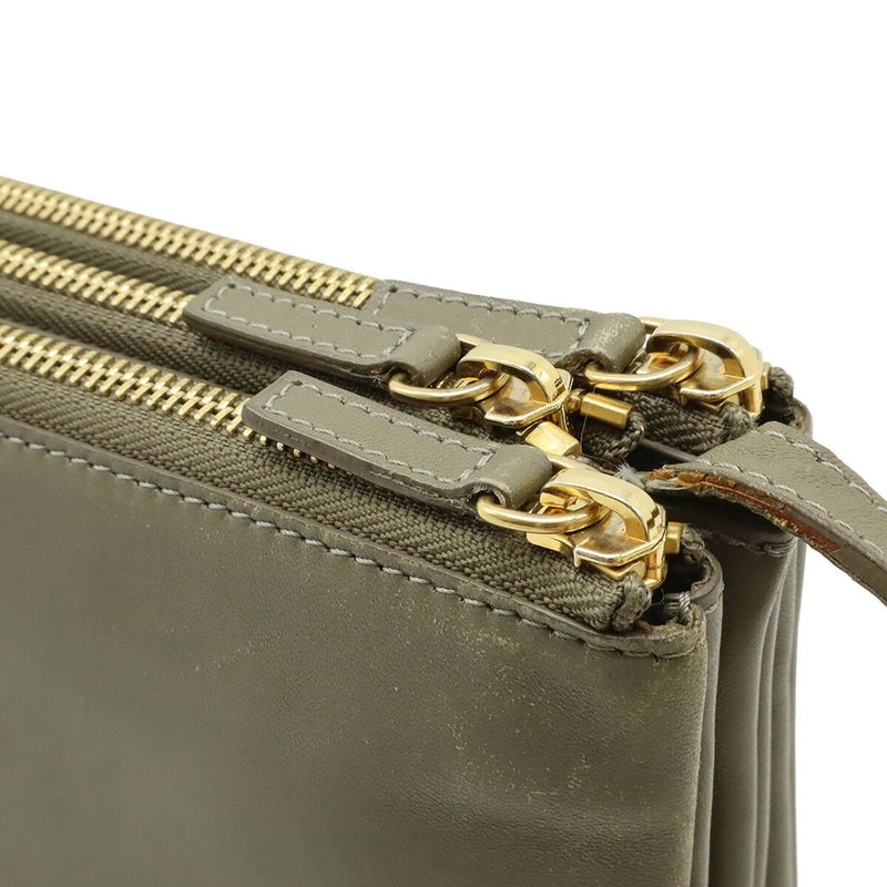 Trio Crossbody Bag Leather Small