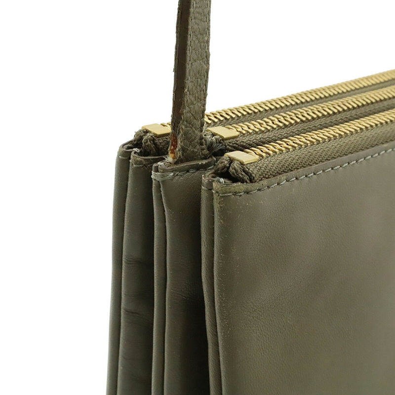 Trio Crossbody Bag Leather Small