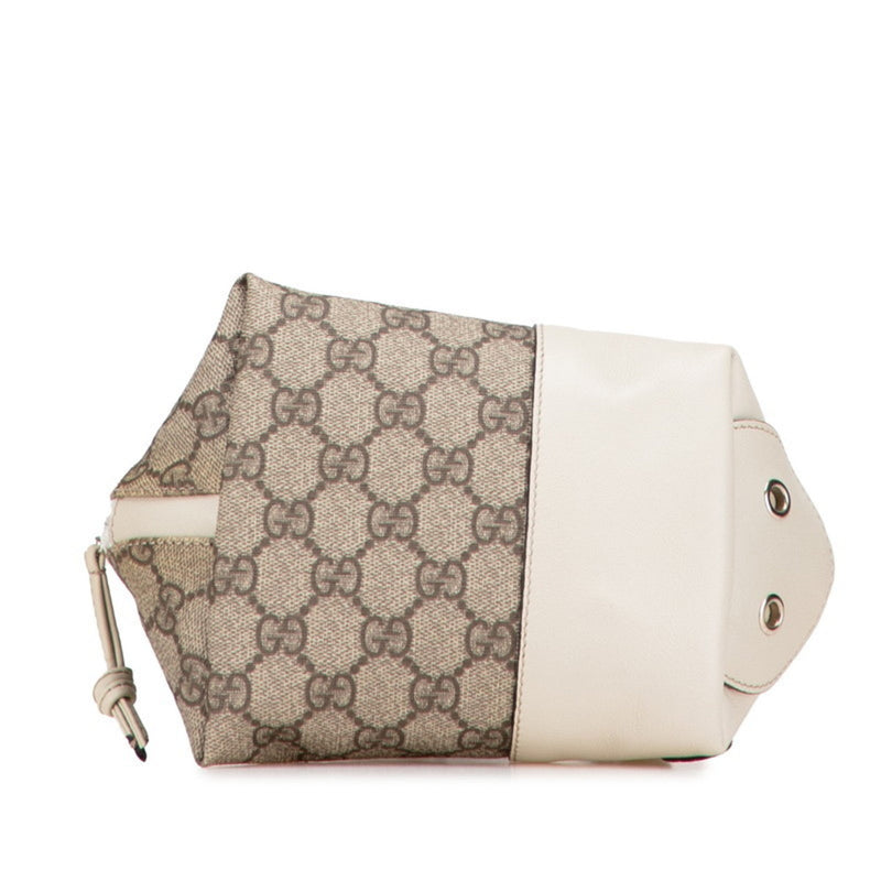 Front Pocket Backpack Gg Coated Canvas