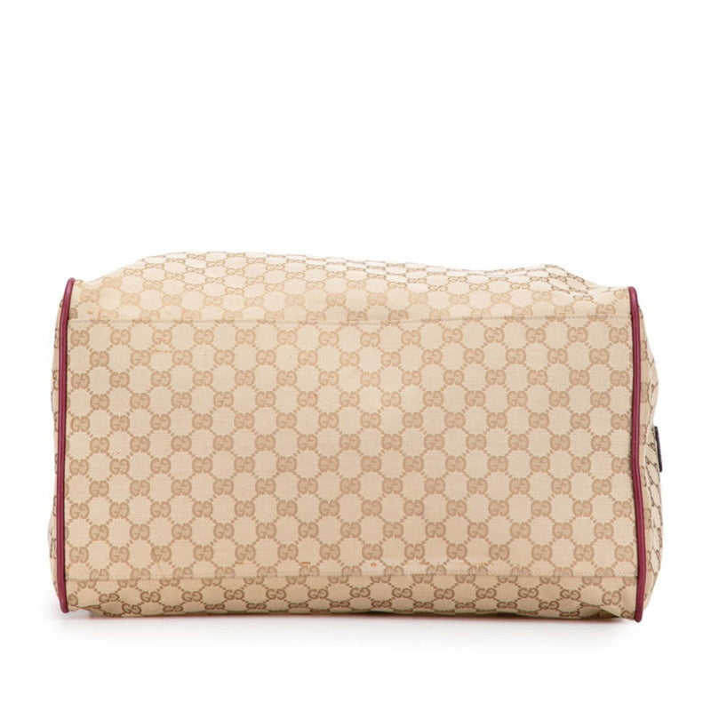 Web Carry On Duffle Bag Gg Canvas Large