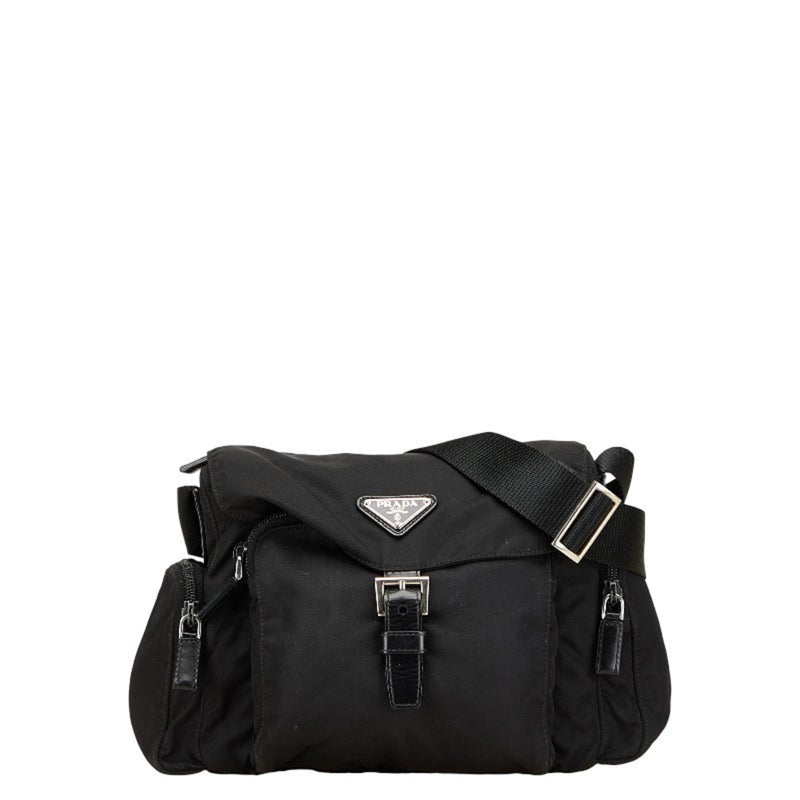 Buckle Messenger Bag Tessuto Small