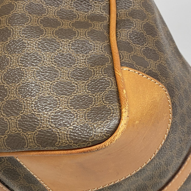 Vintage Duffle Bag Macadam Coated Canvas