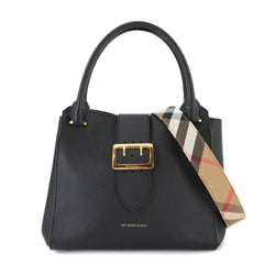 Buckle Tote Leather Medium