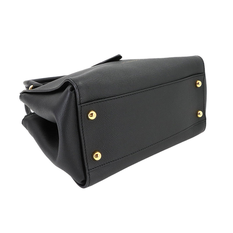 Buckle Tote Leather Medium