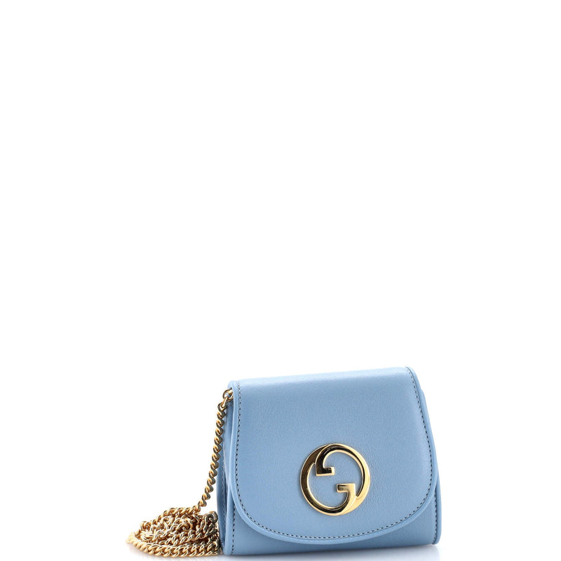 Blondie Nm Wallet On Chain Leather