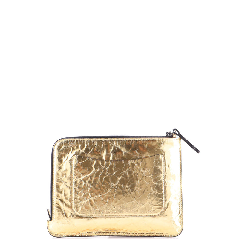 Votez Coco Pouch Embossed Leather Small