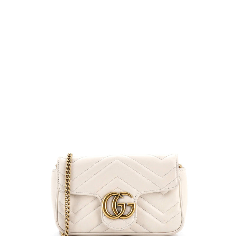 Gg Marmont Flap Bag Matelasse Leather