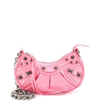 Le Cagole Giant Studs Chain Shoulder Bag